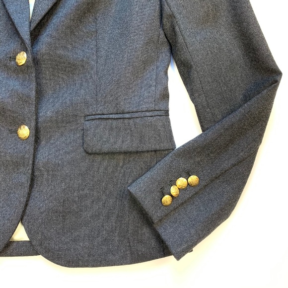 J. Crew Schoolboy Blazer Jacket Gold Buttons - Picture 4 of 4
